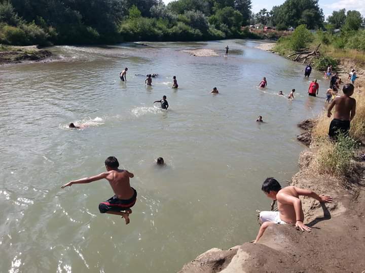 Little Bighorn River swimming